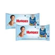 Kit 2x Lenços Umedecidos Huggies Tripla Proteção 88 Unidades