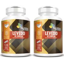 KIT 2X Levedo de Cerveja 500mg 120 cápsulas - Flora Nativa