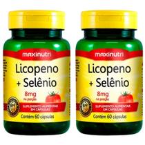 KIT 2X Licopeno + Selênio 60 cápsulas - Maxinutri KIT 2X Licopeno + Selênio 60 cápsulas - Maxinutri