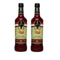 Kit 2x Licor Fórmula Curaçau Red 720ml Kit 2x Licor Fórmula Curaçau Red 720ml