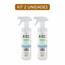 Kit 2X: Limpa Vidros Biodegradável Bioz Green 470Ml