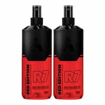 kit 2x Loção Pós Barba red edition R7 200ml alfalooks