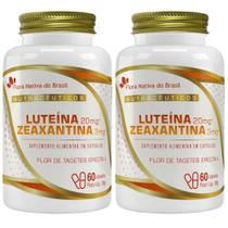 KIT 2X Luteína 20mg com Zeaxantina 3mg 60 cápsulas - Flora Nativa