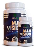 Kit 2x Luteína E Zeaxantina + Astaxantina MAX VISION 60 Cápsulas Premium Jota'b