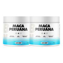 Kit 2x Ma ca Perua em Pó Pote 5000mg 100 Pura Rende 60 Porções Energia Resistência Body Nutry