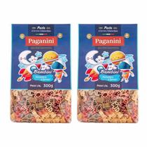 Kit 2X: Macarrão Bambini Espaço Tricolore Paganini 300G