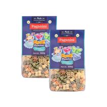 Kit 2X: Macarrão Bambini Princesas Tricolore Paganini 300G Kit 2X: Macarrão Bambini Princesas Tricolore Paganini 300G
