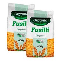 Kit 2X: Macarrão Fusilli Orgânico Organic 400G