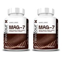 Kit 2x Mag-7 Blend de Magnésios Treonina 60 Capsulas 500mg NewFour