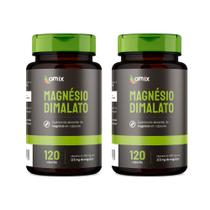 Kit 2x - Magnésio Dimalato - 120 cápsulas - Omix