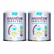 Kit 2x Magnésio Inositol em Pó Sabor Limão 330g Equaliv Kit 2x Magnésio Inositol em Pó Sabor Limão 330g Equaliv