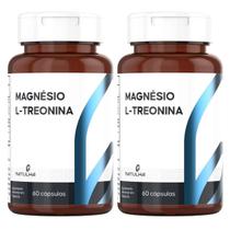 KIT 2X Magnésio L-Treonina (Treonato) 60 cápsulas - Natulha KIT 2X Magnésio L-Treonina (Treonato) 60 cápsulas - Natulha