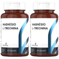 KIT 2X Magnésio L-Treonina (Treonato) 60 cápsulas - Natulha