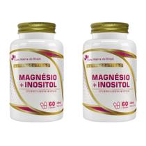 Kit 2x Magnésio + Mio Inositol 60 Cápsulas 500mg - Flora nativa do brasil