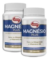 Kit 2x Magnésio Plus com Vitamina B6 90 Cápsulas Vitafor