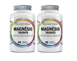 Kit 2x Magnésio Taurato 60 cápsulas Flora Nativa do Brasil
