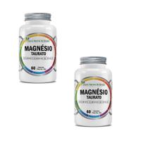 Kit 2x Magnésio Taurato 800 mg 2x60 cps Flora Nativa