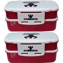 Kit 2X Marmiteira Vermelha - OtimaNutri Kit 2X Marmiteira Vermelha - OtimaNutri