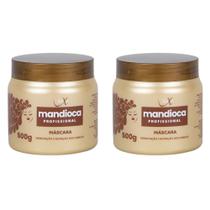 Kit 2x Máscara Capilar Nutritiva Óleo de Mandioca 500g - Naxos