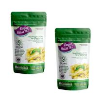Kit 2x Massa de Macarrão Fresca Tipo Penne 270g Konjac