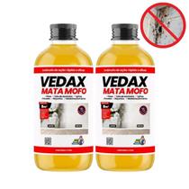 Kit 2x Mata Mofo Vedax Não Volta Anti Mofo Parede Teto 1lt