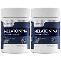 Kit 2x Melatonina Com Magnésio Triptofano 2 Meses Nutrilibrium