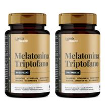 Kit 2x - Melatonina + Triptofano - 60 cápsulas - Omix
