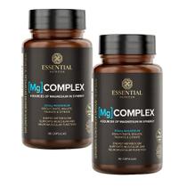 Kit 2x Mg Complex - 4 Tipos de Magnésio - 90 Capsulas - Essential Nutrition