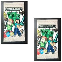 Kit 2X Minecraft Cards Para Colorir: Pacotes Com 4 Unidades Kit 2X Minecraft Cards Para Colorir: Pacotes Com 4 Unidades