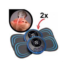 Kit 2x Mini Massageador Eletroterapia Ems Para todo o corpo