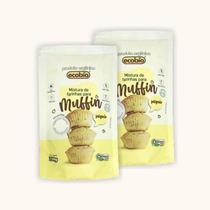 Kit 2X: Mistura para Muffin Salgado Orgânico Ecobio 250g