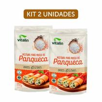 Kit 2X: Mistura Para Panqueca Sem Glúten Vitalin 200G