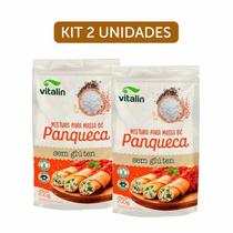 Kit 2X: Mistura Para Panqueca Sem Glúten Vitalin 200G
