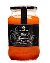 Kit 2X: Molho De Tomate Com Pedaços Artesanal Amaddre 510G