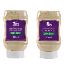 Kit 2x Molho Para Salada Cebola E Alho - Mrs Taste 300ml