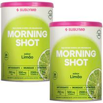 Kit 2x morning shot sublyme 144g limao