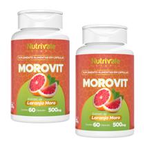 Kit 2x Morovit Suplemento Laranja Moro 60 Cápsulas Nutrivale