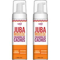 Kit 2x Mousse Criador de Cachos 180ml Widi Care Juba Proteção Térmica Cabelos Incrivelmente Lindos Definidos Macios