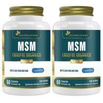 KIT 2X MSM Enxofre Orgânico 500mg 60 cápsulas - Flora Nativa