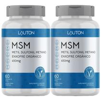 Kit 2X MSM - Metil Sulfonil Metano - 60 Cápsulas - Lauton Nutrition
