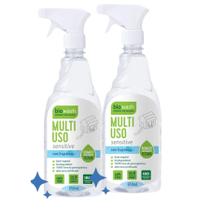 Kit 2x Multi Uso Biodegradável sem Fragrância Sensitive Biowash 650ml