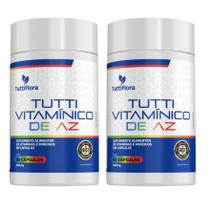 Kit 2x Multivitamínico De A-Z 60 Cápsulas Tuttiflora