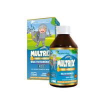 Kit 2x Multrix Infantil Vitaminas A Z 2x120ml Laranja Flora Sabor:Laranja