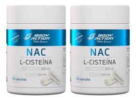 Kit 2x NAC Premium Total 120 Cápsulas - 4 Meses - Bodyaction - Kit 2x NAC Premium Total 120 Cápsulas - 4 Meses - Bodyaction -