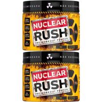 Kit 2X Nuclear Rush Pre Workut Powder - 100g Limão - BodyAction Kit 2X Nuclear Rush Pre Workut Powder - 100g Limão - BodyAction
