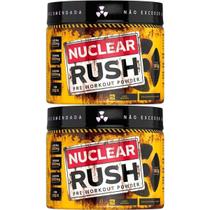 Kit 2X Nuclear Rush Pre Workut Powder - 100g Morango - BodyAction Kit 2X Nuclear Rush Pre Workut Powder - 100g Morango - BodyAction