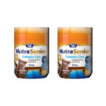 Kit 2X Nutra Senior Adulto 50+ Diabetics Care Complemento Alimentar 800g - 28 Vitaminas e Minerais