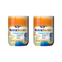 Kit 2X Nutra Senior Adulto 50+ Diabetics Care Complemento Alimentar 800g - 28 Vitaminas e Minerais