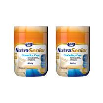 Kit 2X Nutra Senior Adulto 50+ Diabetics Care Complemento Alimentar 800g - 28 Vitaminas e Minerais