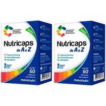 KIT 2X Nutricaps A-Z (Polivitaminico) 60 cápsulas - Maxinutri
